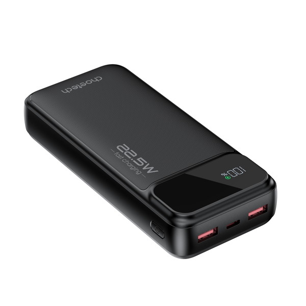 CHOETECH チョエテック モバイルバッテリー 20,000mAh PD22.5W LEDディスプレイ搭載 B729