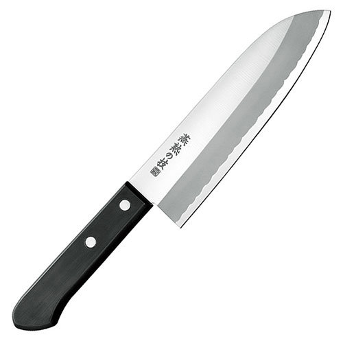 よこやま 燕熟の技 三徳包丁165mm サビにくくお手入れのしやすいステンレス刃物鋼 EJH-200