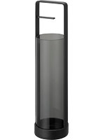 お香スタンド タワー 灰飛び防止カバー付き ブラック