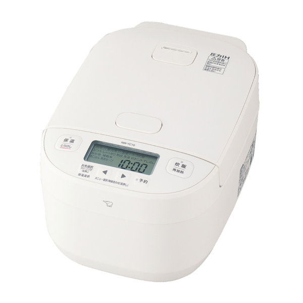 象印圧力IH炊飯ジャー 5.5合炊き ホワイト NWYC10-WA