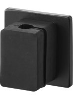 テープで貼り付けるマグネットケーブルホルダー スマート 5個組 ブラック