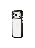 iPhone 17 Pro 超衝撃吸収エアポケットケース「AIR-ROUND」 スモーク LN-IP25CAI1SM