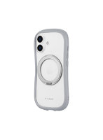 iPhone 17 360度回転スタンド付き耐傷・耐衝撃ハイブリッドケース 「ViAMO mag swing」 ライトグレー LN-IM25VMMSLGY