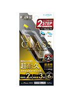 iPhone 17/iPhone 17 Pro/iPhone 16 Pro ガラスフィルム「GLASS PREMIUM FILM」セラミックコーティング 超透明 LN-IM25FGC
