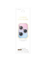 iPhone 17 Pro/iPhone 17 Pro Max/iPhone 16 Pro/16 Pro Max/15 Pro/15 Pro Max/14 Pro/14 Pro Max レンズ保護ガラスフィルム「SPARKLE LENS GLASS」 ピンク LN-IP25FGLENSWPK