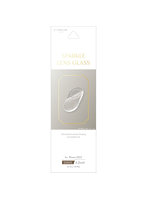 iPhone 17/iPhone 16/16 Plus レンズ保護ガラスフィルム「SPARKLE LENS GLASS」全面保護 シルバー LN-IM25FGLENSLSV