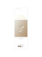 iPhone 17/iPhone 16/16 Plus レンズ保護ガラスフィルム「SPARKLE LENS GLASS」全面保護 ゴールド LN-IM25FGLENSLGD