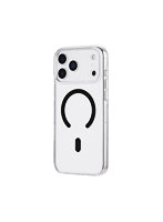 iPhone 17 Pro Max 超透明ハードケース 「MASTER CLEAR mag」 クリア/ブラック LN-IL25MCMBK