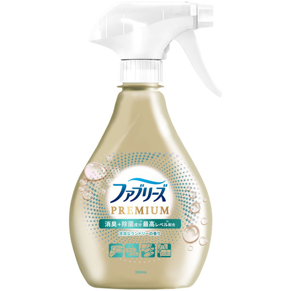 ファブリーズW除菌＋消臭プレミアム清潔なランドリーの香り本体 370ML