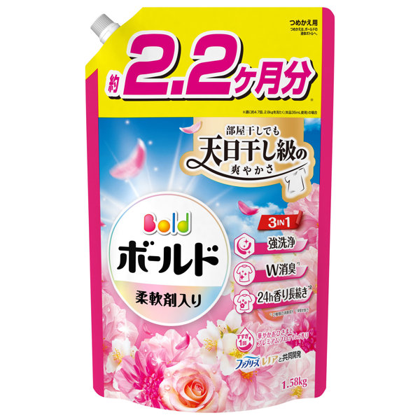 ボールドジェル華やかプレミアムブロッサムの香りつめかえ用ウルトラジャンボサイズ 1580G