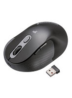 サンワサプライ 静音ワイヤレスエルゴノミクスコンボマウス 2.4GHzワイヤレス+Bluetooth・高さ45mm ブラック MA-EWBBS528MBK