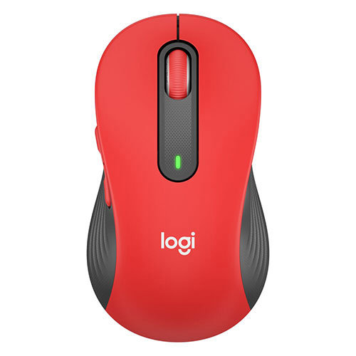 ロジクール SIGNATURE M650L ワイヤレスマウス Lサイズ（119×66×42mm・115g） レッド M650LRD
