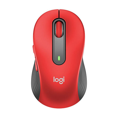 ロジクール SIGNATURE M650 ワイヤレスマウス Mサイズ（108×61×39mm・101g） レッド M650MRD