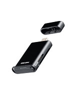 サンワサプライ UHS-II対応 USB Type-C カードリーダー ブラック ADR-5TCMSD2BK