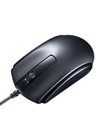 サンワサプライ 有線Type-CブルーLEDマウス ブラック MA-BLC158BK