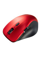 サンワサプライ 静音Bluetoothマウス サイドホイール付き 5ボタン レッド MA-BBS523R