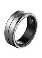 スマートリング Stainless steel Silver- 7 size(17.4mm) 健康・睡眠管理 B073SSVRNG
