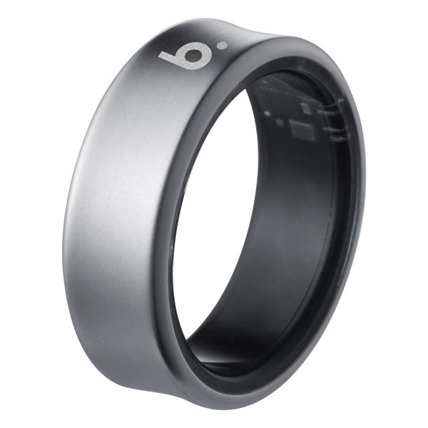 スマートリング Titanium Matt Silver-10size（内径19.9mm） 健康・睡眠管理 B104TNSVRNG 8,580円