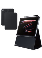 iPad Air ケース 11インチ （ M3 / M2 ） / 10.9インチ 第5世代 第4世代 高さ調整フラップ カバー スタンド オートスリープ機能 ブラック TB-A25MWVH2BK