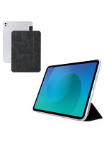 iPad Pro ケース 11インチ （ M4 ） マグネット式フラップ カバー 2アングル スタンド オートスリープ機能 軽量 薄型 背面クリア ブラック TB-A25PMWVBK