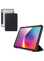 iPad Pro ケース 11インチ （ M4 ） マグネット式フラップ カバー 2アングル スタンド オートスリープ機能 軽量 薄型 耐衝撃 背面クリア ブラック TB-A25PMWVFCBK