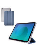 iPad mini ケース 8.3インチ （ A17 Pro ） / 第6世代 マグネット式フラップ 2アングル スタンド オートスリープ機能 軽量 薄型 背面クリア ブルーグレー TB-A25SWVBG