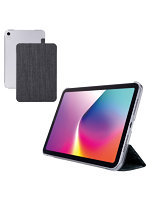 iPad mini ケース 8.3インチ （ A17 Pro ） / 第6世代 マグネット式フラップ 2アングル スタンド オートスリープ機能 背面クリア ブラック TB-A25SWVCBK