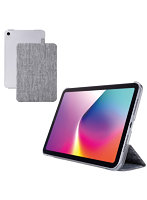 iPad mini ケース 8.3インチ （ A17 Pro ） / 第6世代 マグネット式フラップ 2アングル スタンド オートスリープ機能 背面クリア グレー TB-A25SWVCGY