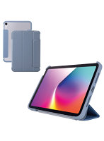 iPad mini ケース 8.3インチ （ A17 Pro ） / 第6世代 マグネット式フラップ 2アングル スタンド オートスリープ機能 軽量 薄型 耐衝撃 背面クリア ブルーグレー TB-A25SWVFCBG