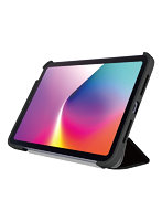iPad mini ケース 8.3インチ （ A17 Pro ） / 第6世代 マグネット式フラップ 2アングル スタンド オートスリープ機能 軽量 薄型 耐衝撃 背面クリア ブラック TB-A25SWVFCBK