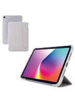 iPad mini ケース 8.3インチ （ A17 Pro ） / 第6世代 マグネット式フラップ 2アングル スタンド オートスリープ機能 軽量 薄型 耐衝撃 背面クリア グレージュ TB-A25SWVFCGB