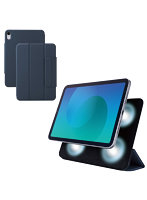 iPad mini ケース 8.3インチ （ A17 Pro ） / 第6世代 マグネット着脱フラップ 2アングル スタンド オートスリープ機能 軽量 薄型 ネイビー TB-A25SWVPF2NV