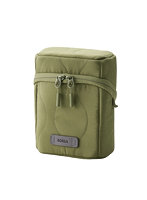 ガジェットポーチ 自立型 トラベルポーチ 撥水 キルティング デスクオーガナイザー 収納ケース 小物入れ カーキ BMA-QTGPTLSGN