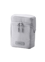 ガジェットポーチ 自立型 トラベルポーチ 撥水 キルティング デスクオーガナイザー 収納ケース 小物入れ グレー BMA-QTGPTLSGY