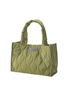 トートバッグ 大容量 ツールボックス A4対応 14インチPC収納 撥水防汚加工 キルティング素材 カーキ BM-QTBTGN