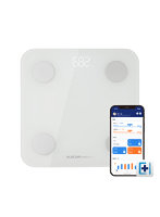 体重計 体組成計 Bluetooth/Wi-Fi対応 スマホ連動 13項目測定 体脂肪率 / BMIなど ヘルスメーター iOS/Android対応 ELECOM Healthcareアプリ連携 ホワイト EFSBTW01WH
