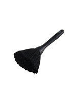 ホコリ取り 除電ブラシ 静電気除去 帯電防止繊維 マグネット収納 ハンディ パソコン モニター キーボード 掃除 ブラック KBR-AM021AS