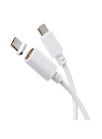 マグネット 充電ケーブル USB-C 60W PD対応 着脱式コネクタ ブレーカー内蔵 1m ホワイト MPA-CCMA10WH