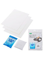 プリンター クリーニングシート インクジェット専用 A4 3枚入り 紙詰まり・二枚送り対策 給紙ローラー清掃 微粘着 片面 前面/背面給紙対応 CK-PRWC3SET