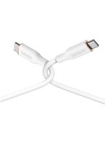 Anker PowerLine III Flow USB-C ＆ USB-C ケーブル 1.8m クラウドホワイト A8553N22
