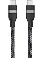 Anker USB-C ＆ USB-C ケーブル （0.9m， 240W， 高耐久ナイロン） ブラック A82E2N11