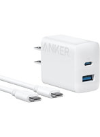 Anker Charger （20W， 2-Port） with USB-C ＆ USB-C ケーブル ホワイト B2348N21