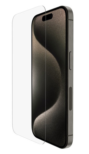SCREENFORCE iPhone 15 Pro用 ウルトラガラス ＋ 抗菌 画面保護フィルム SFA097ec