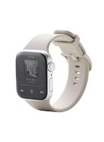 アップルウォッチ バンド Apple Watch Ultra 3 / SE 第3世代 / Series 11 ［ 49 46 45 44 42mm ］ シリコン ベルト TOUGH SLIM ベージュ AW-25ABDTSBE