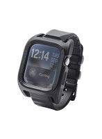 アップルウォッチ バンド Apple Watch Ultra 3 / SE 第3世代 / Series 11 ［ 49 46 45 44 42mm ］ シボ加工 ベルト ZEROSHOCK ブラック AW-25ABDZEROBK