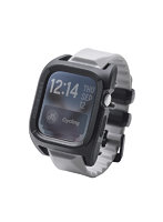 アップルウォッチ バンド Apple Watch Ultra 3 / SE 第3世代 / Series 11 ［ 49 46 45 44 42mm ］ シボ加工 ベルト ZEROSHOCK グレー AW-25ABDZEROGY