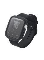 アップルウォッチ カバー Apple Watch SE 第3世代 / 第2世代 ［ 44mm ］ ケース 耐衝撃フレーム 指紋防止 飛散防止 TOUGH SLIM LITE ブラック AW-25DFCTSLBK