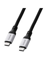 USB-C to USB-C ケーブル PD 240W（EPR）対応 10Gbps USB3.2（Gen2） 映像出力 DP Alt Mode対応 ナイロンメッシュ 高耐久 1m ブラック MPA-CCEC1GS10BK