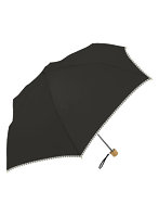 三国 MKN 遮光＆遮熱 黒コーティング傘 50cm楽ミニ ケミカルレース mini ブラック S2516002