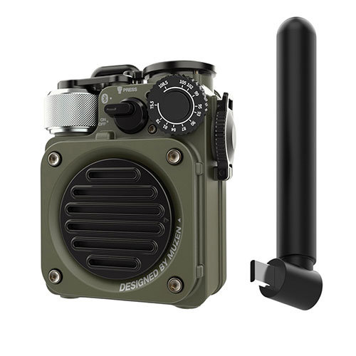 Muzen Wild Mini 第3世代 Bluetooth スピーカー ラジオ・懷中電灯・モバイルバッテリー ジャングルグリーン MW-PVXI3G 11,537円